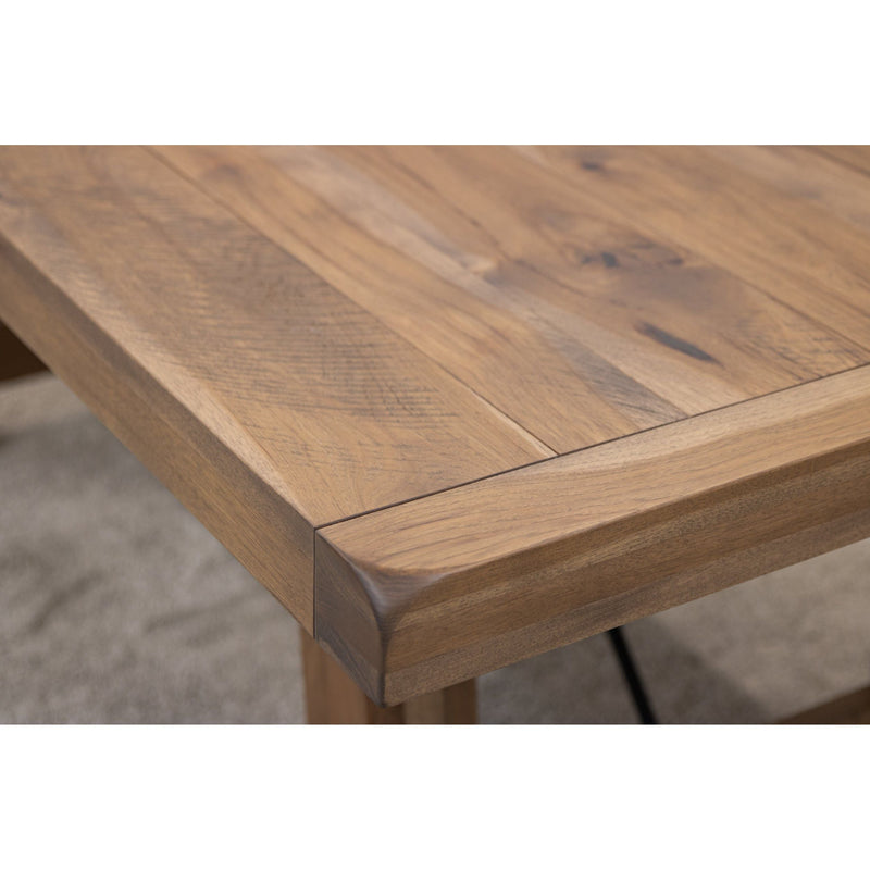 Springdale Trestle Large Hickory Wood Extending Dining Table | CO