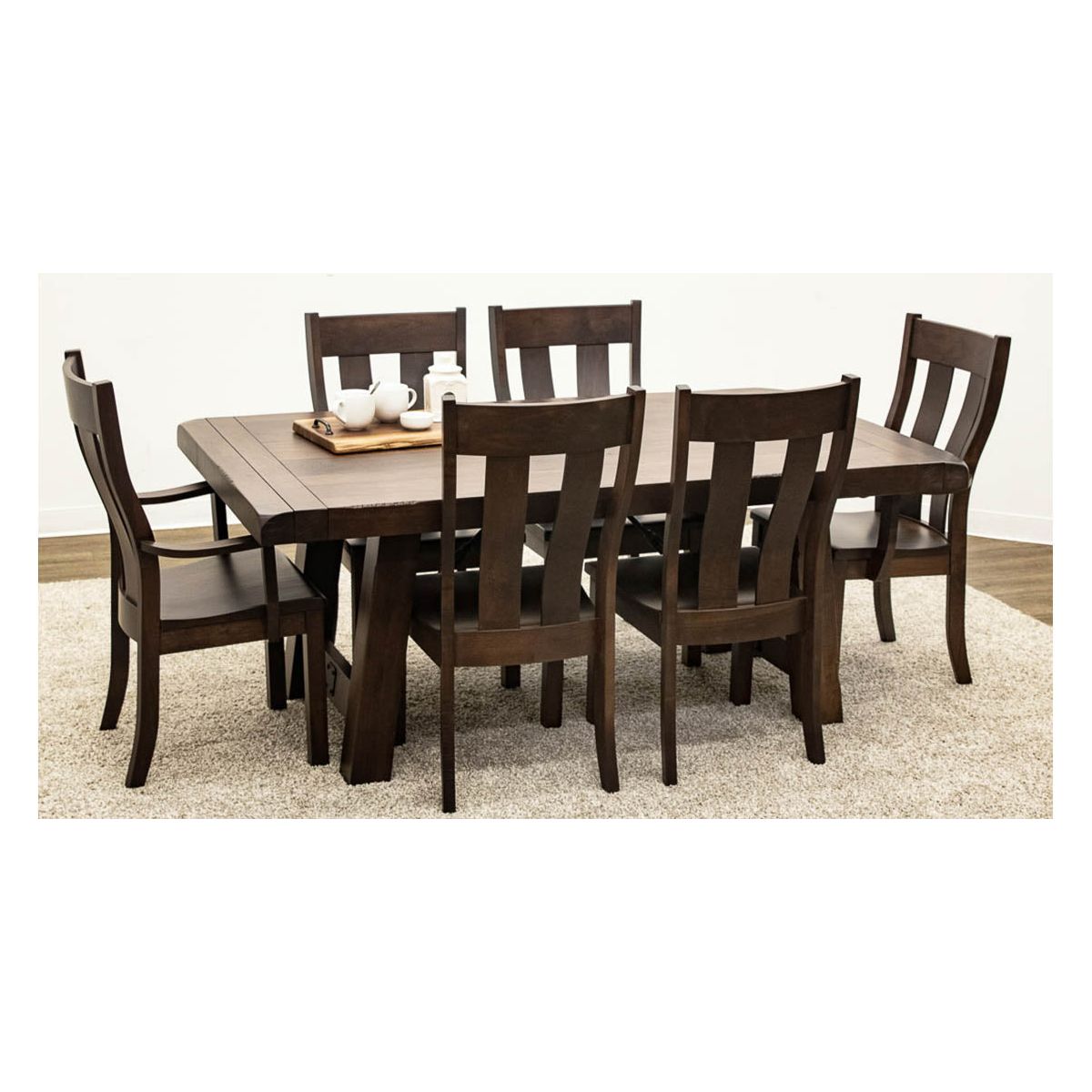 Utah Maple Wood Arm Dining Chair | BV