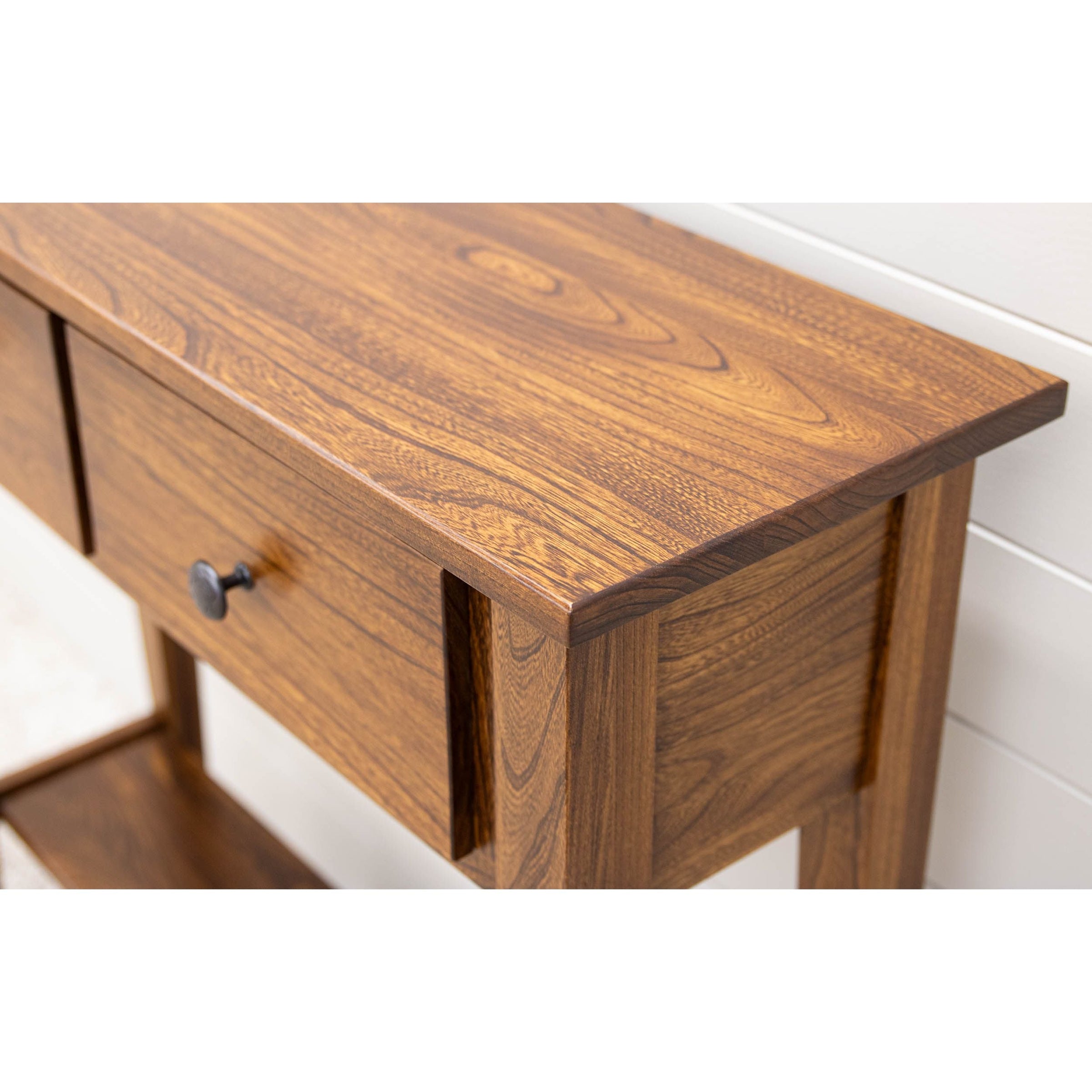 Amish Shaker Elm Wood Hall Table | MC