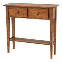 Amish Shaker Elm Wood Hall Table | MC