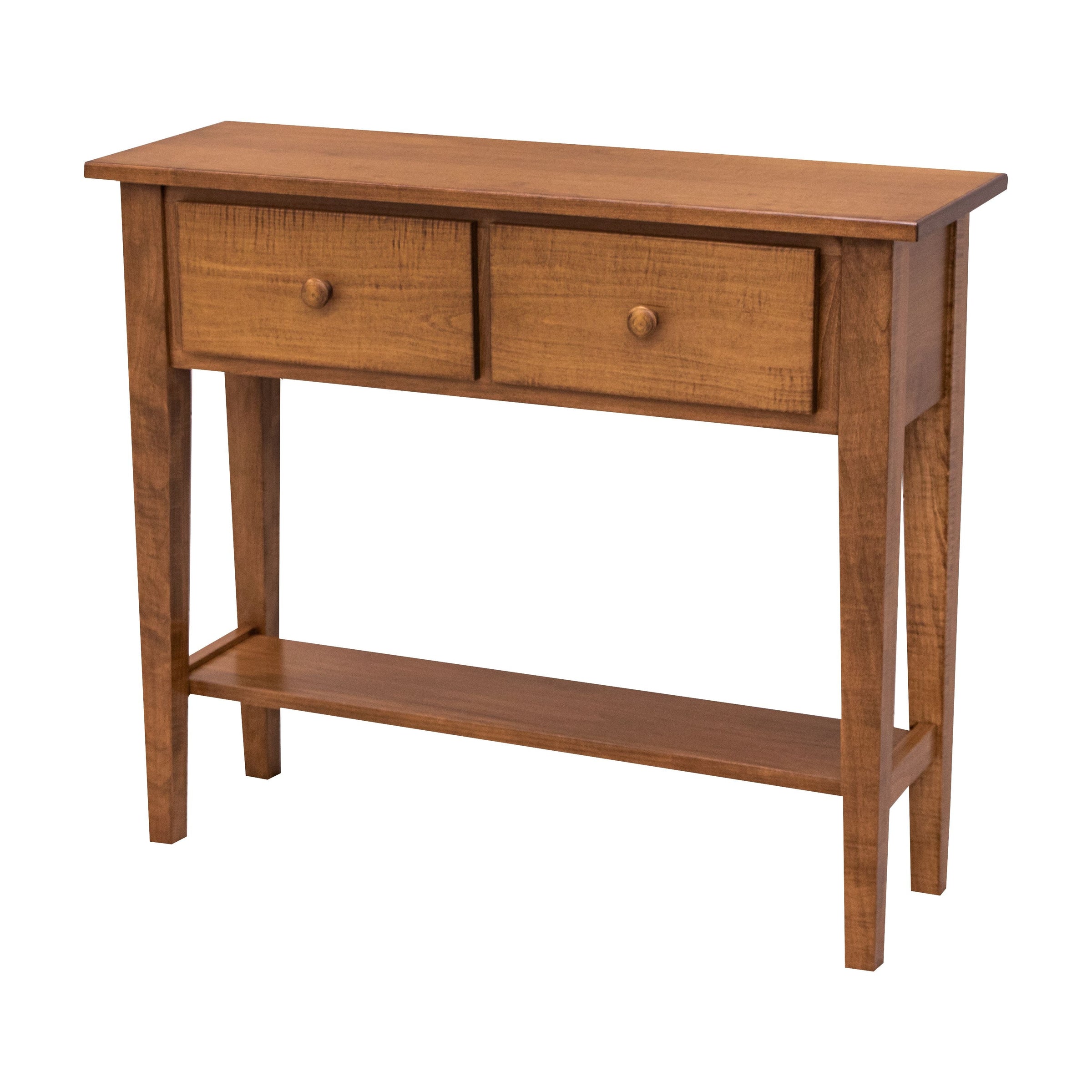Amish Shaker Maple Wood Hall Table | BOS