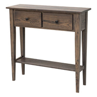 Amish Shaker Hickory Wood Hall Table | GS