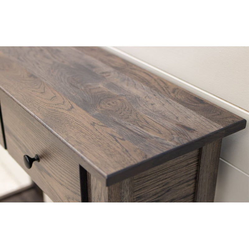 Amish Shaker Hickory Wood Hall Table | GS