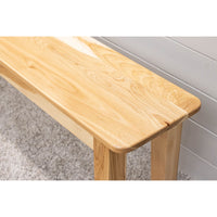 Hearty Shaker Leg Hickory Wood Dining Bench | NAT