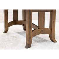 South Gate Mission White Oak Wood Extending Amish Dining Table | CO