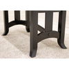 South Gate Mission Black & Wood Extending Amish Dining Table | M-EB&E-MC