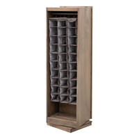 Amish Shaker Maple Wood Revolving Jewelry & Shoe Tower | SP
