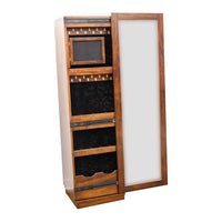 Amish Shaker Quarter Sawn White Oak Wood Revolving Jewelry & Shoe Tower | MC
