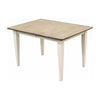 Yoder's Small Modern White Extending Kitchen Table | M-DW&RWO-GRB