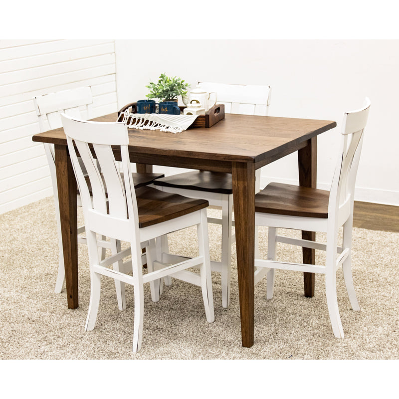 Clinton Shaker Hickory Wood Extending Pub Table | CO