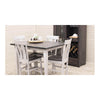 Clinton Shaker White & Wood Extending Pub Table | M-AV&GS