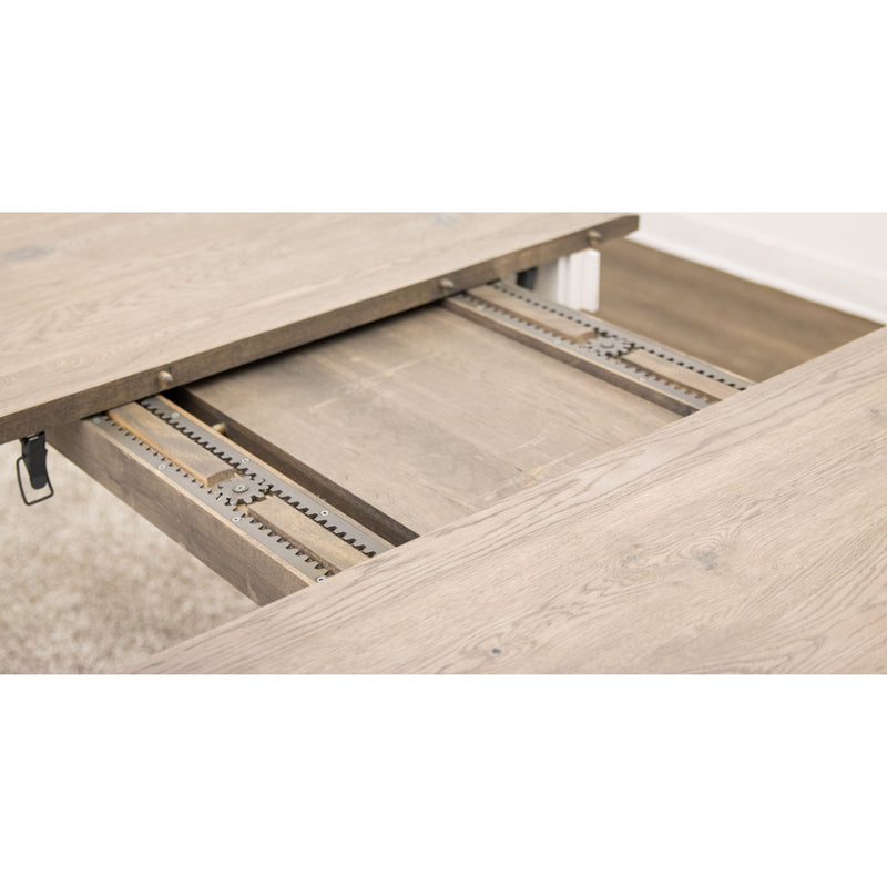 Yoder's Small Modern White Extending Kitchen Table | M-DW&RWO-GRB