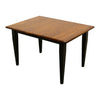 Yoder's Shaker Small Amish Kitchen Table with Black Legs | M-EB&E-MC
