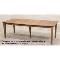 Mid Century Classic Hickory Wood Dining Table | MC