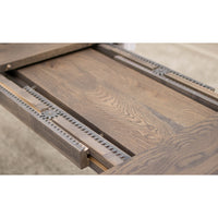 Yoder's Small Extending Kitchen Table in White and Oak | O-GW&RWO-SB