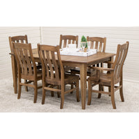 Carson Shaker Amish Hickory Wood Extending Dining Table | CO