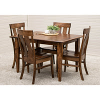 Yoder's Shaker Small Amish Extending Maple Wood Kitchen Table | ASB