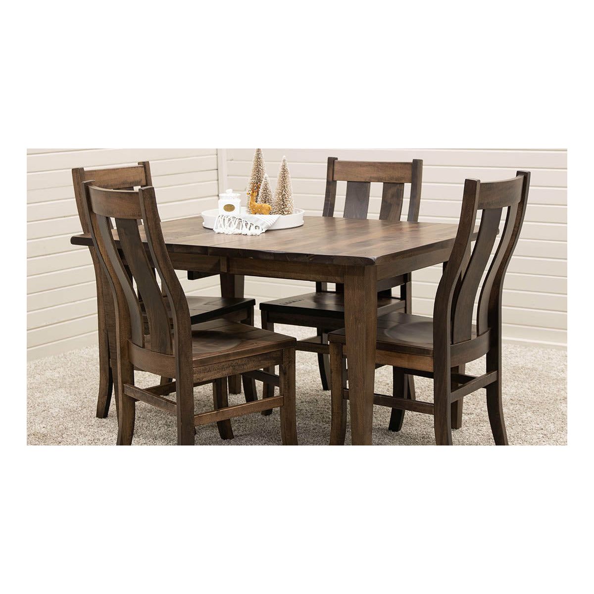 Yoder's Shaker Small Modern Extending Maple Wood Kitchen Table | CO