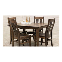 Yoder's Shaker Small Modern Extending Maple Wood Kitchen Table | CO