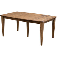 Carson Shaker Amish Hickory Wood Extending Dining Table | CO