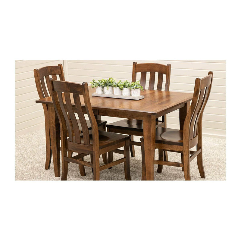 Yoder's Shaker Small Amish Extending Maple Wood Kitchen Table | ASB