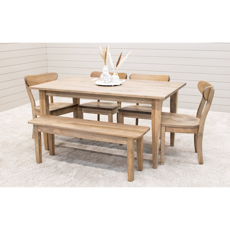 Mid Century Maple Wood Dining Table | DS