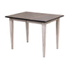 Clinton Shaker White & Wood Extending Pub Table | M-AV&GS