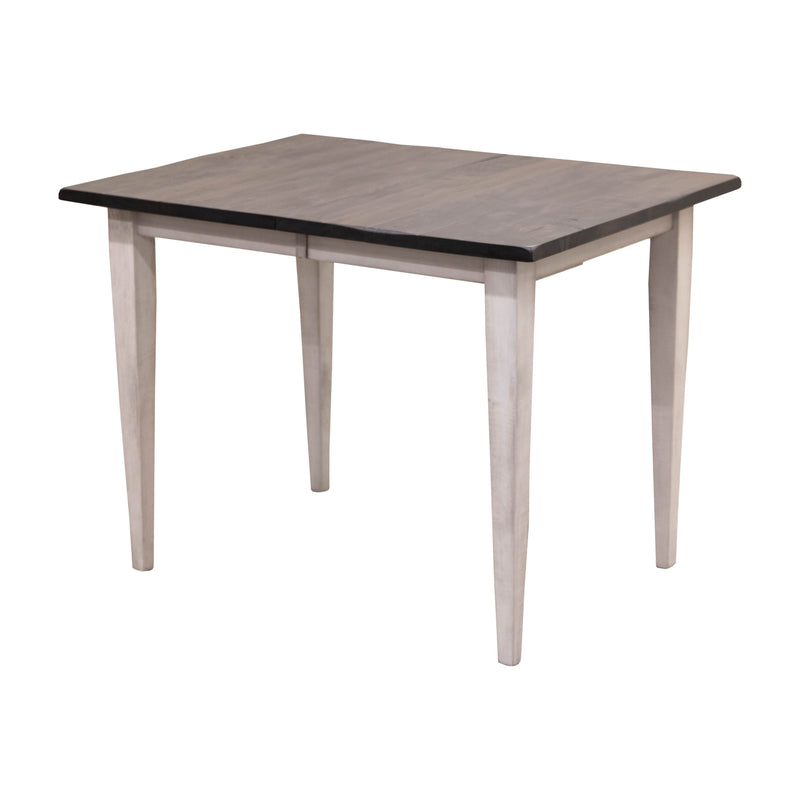 Clinton Shaker White & Wood Extending Pub Table | M-AV&GS