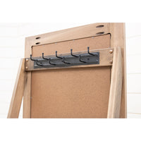 Amish Rustic Revolving Storage Leaner Mirror