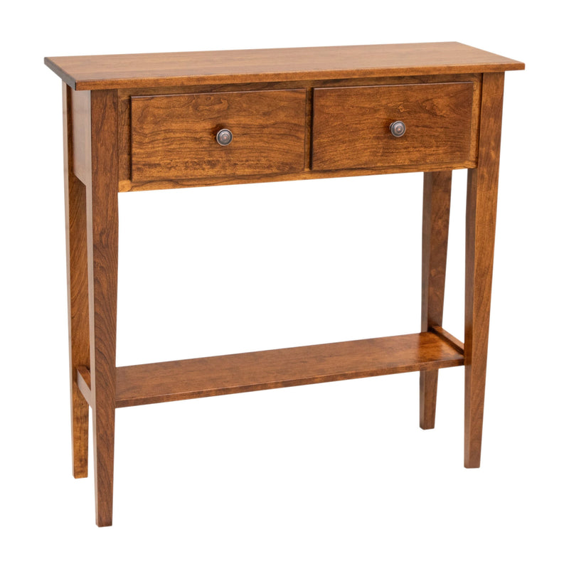Amish Shaker Cherry Wood Hall Table | MC