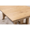 South Gate Mission White Oak Wood Extending Amish Dining Table | DS