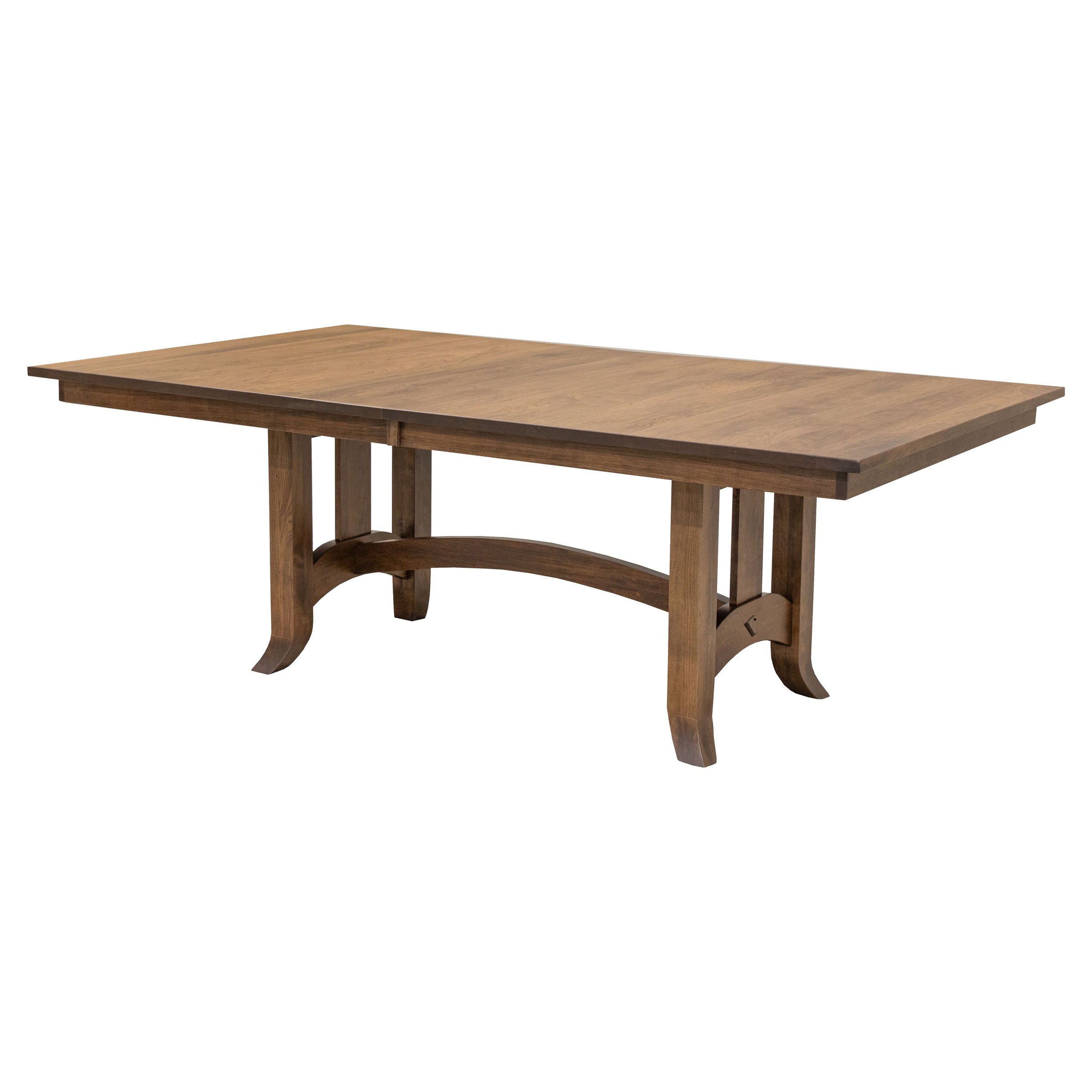 South Gate Cherry Wood Extending Amish Dining Table | CO
