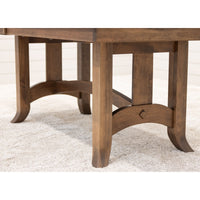 South Gate Cherry Wood Extending Amish Dining Table | CO