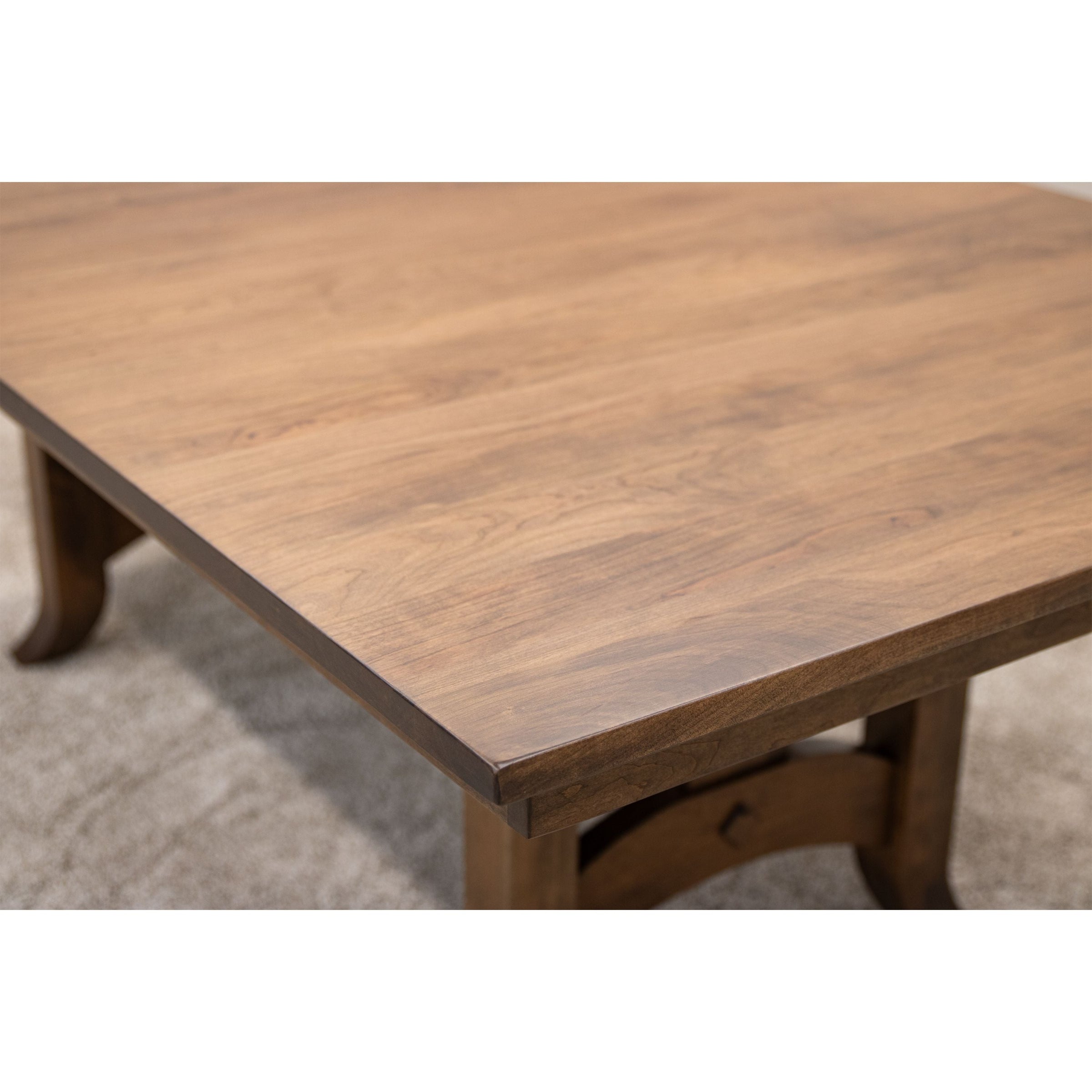 South Gate Cherry Wood Extending Amish Dining Table | CO