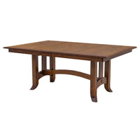 South Gate Oak Wood Extending Amish Dining Table | ASB