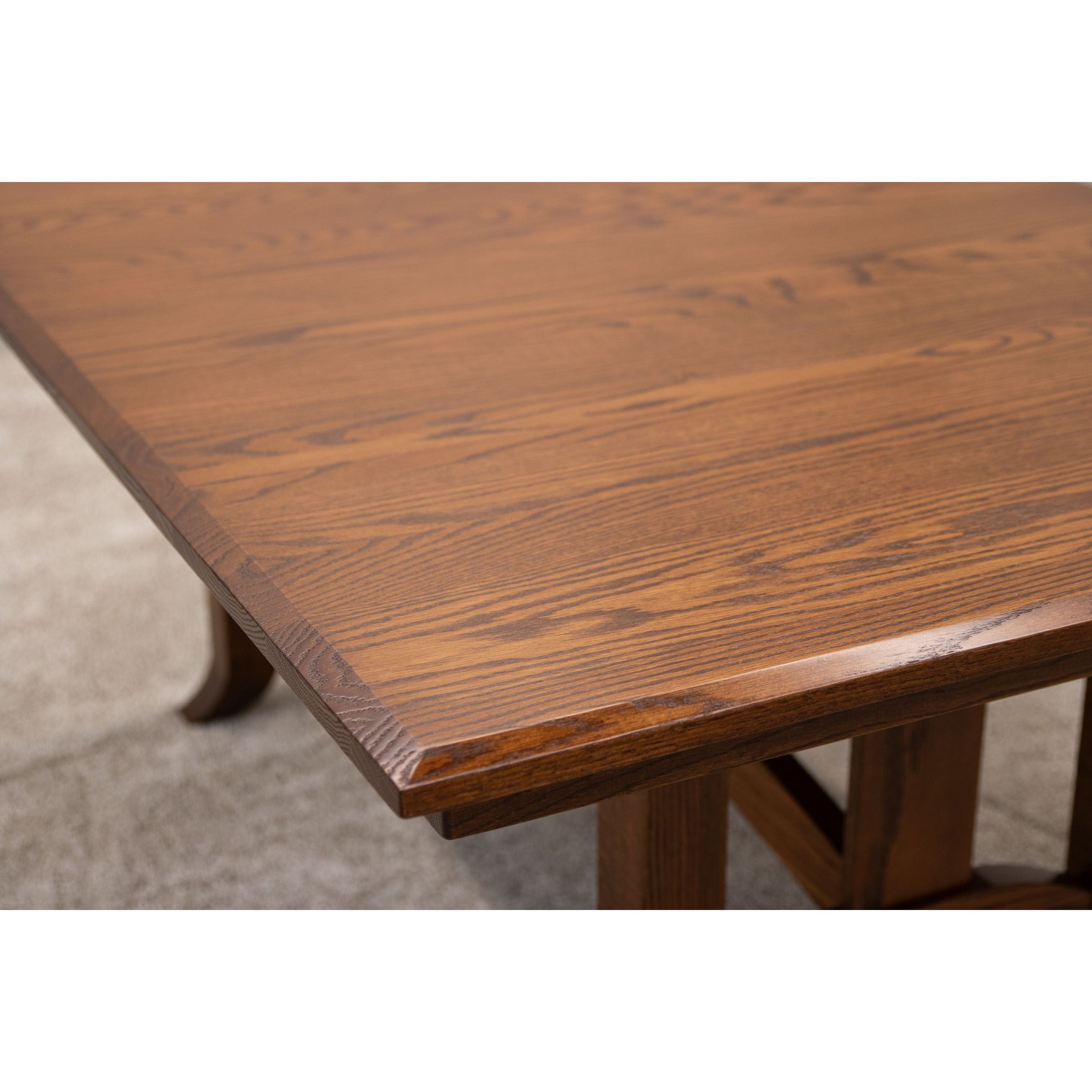 South Gate Oak Wood Extending Amish Dining Table | MC