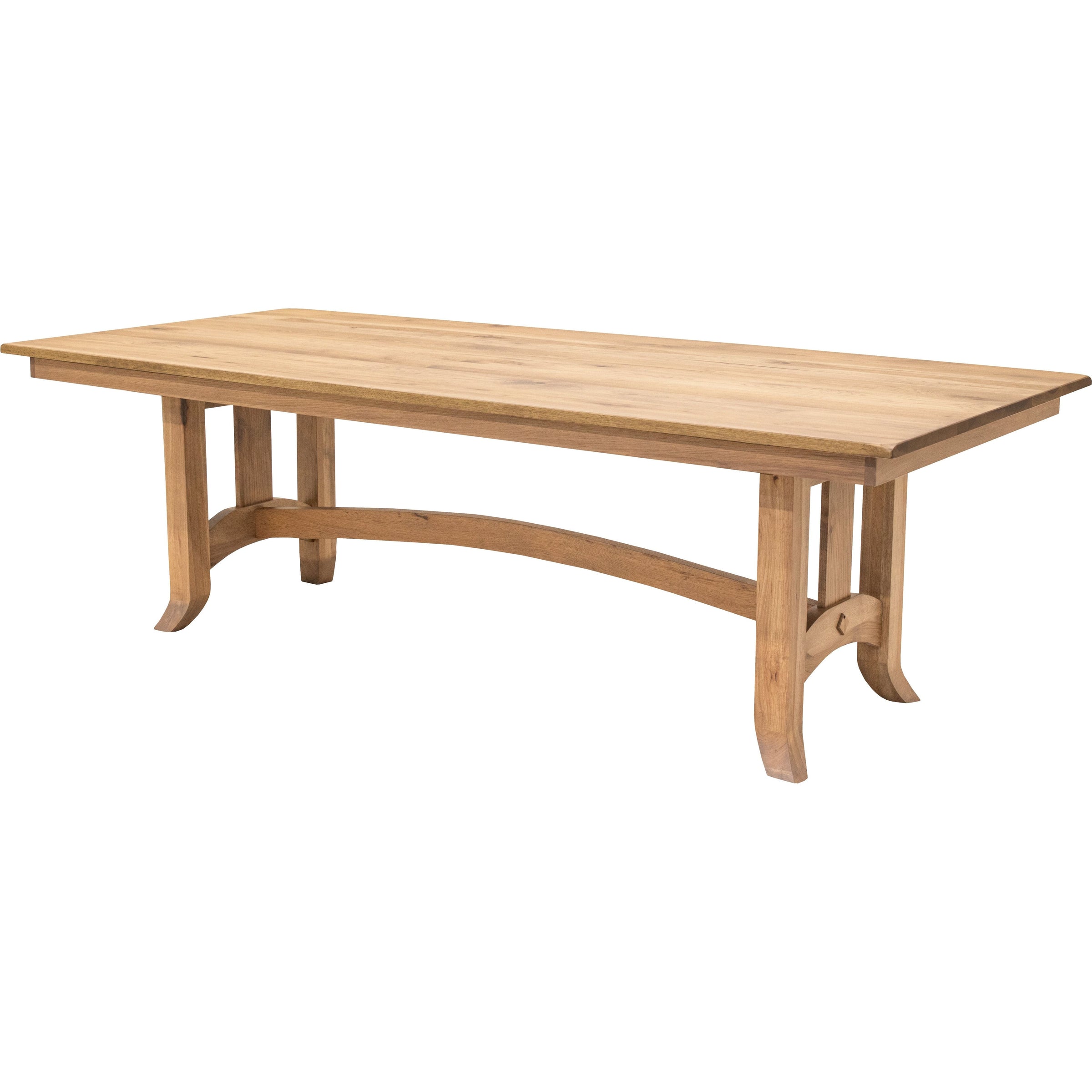 South Gate Mission Hickory Wood Extending Amish Dining Table | WB