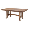 South Gate Mission Walnut Wood Extending Amish Dining Table | NAT