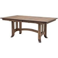 South Gate Mission Maple Wood Extending Amish Dining Table | CO