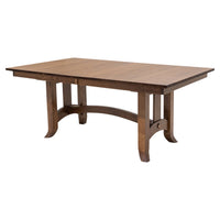 South Gate Mission Quarter Sawn White Oak Extending Amish Dining Table | ASB