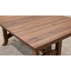 South Gate Mission Walnut Wood Extending Amish Dining Table | NAT