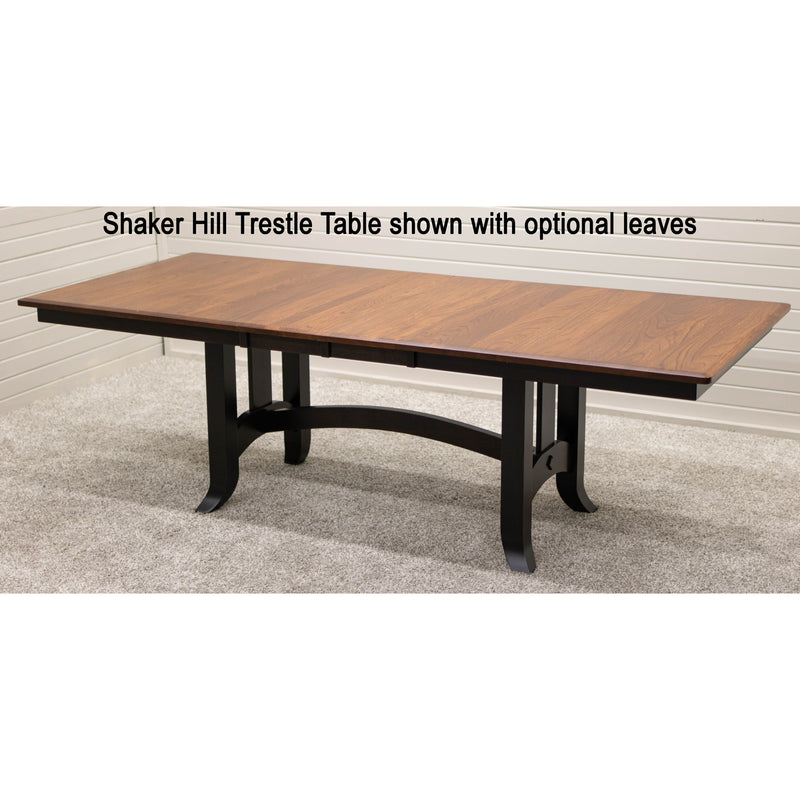 South Gate Mission Walnut Wood Extending Amish Dining Table | NAT