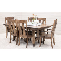 South Gate Mission Maple Wood Extending Amish Dining Table | CO