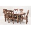 South Gate Mission Walnut Wood Extending Amish Dining Table | NAT
