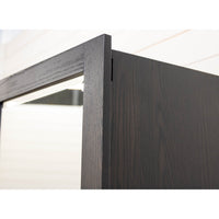 Amish Shaker Oak Wood Black Revolving Jewelry & Shoe Tower | EB