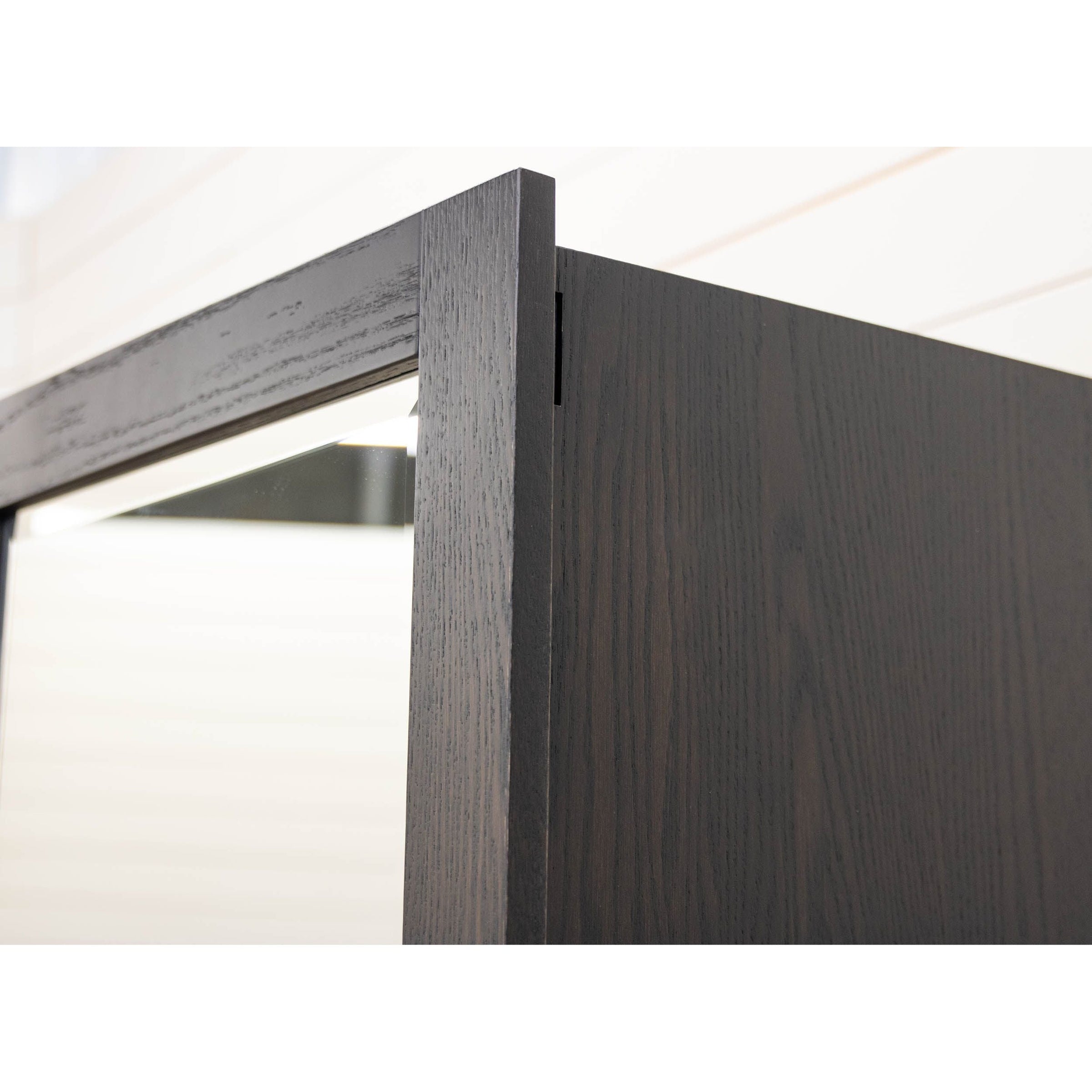 Amish Shaker Oak Wood Black Revolving Jewelry & Shoe Tower | EB