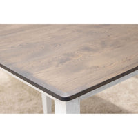 Mid Century Classic White & Wood Extending Dining Table | O-GW&RWO-SB