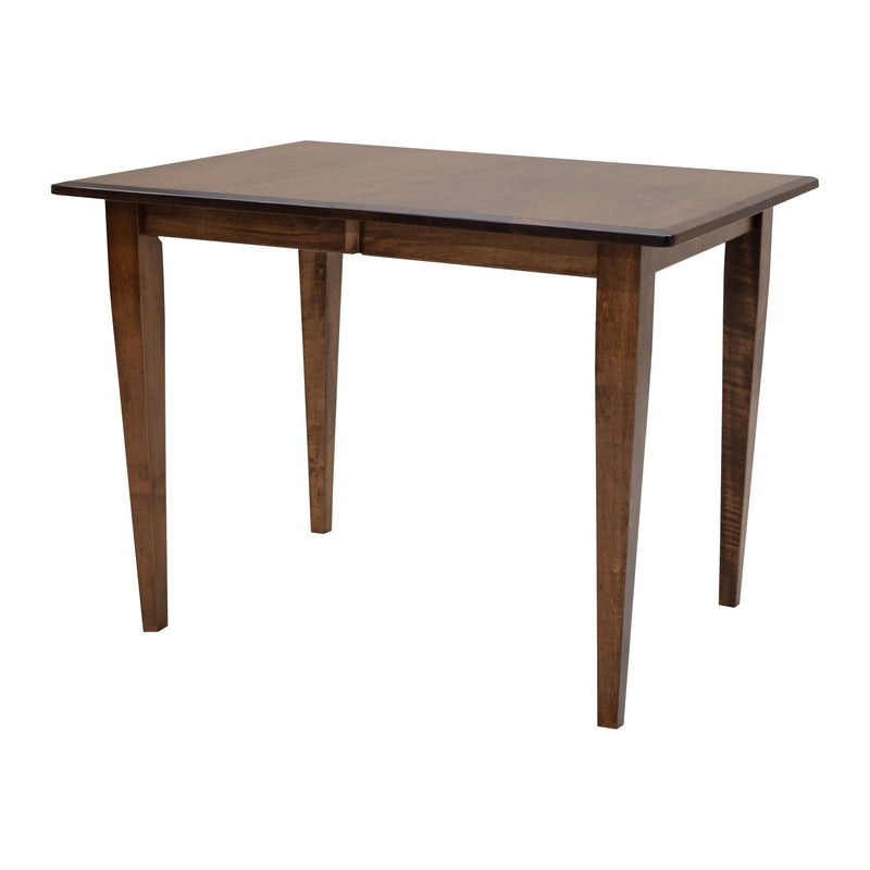 Clinton Shaker Maple Wood Extending Pub Table | ASB