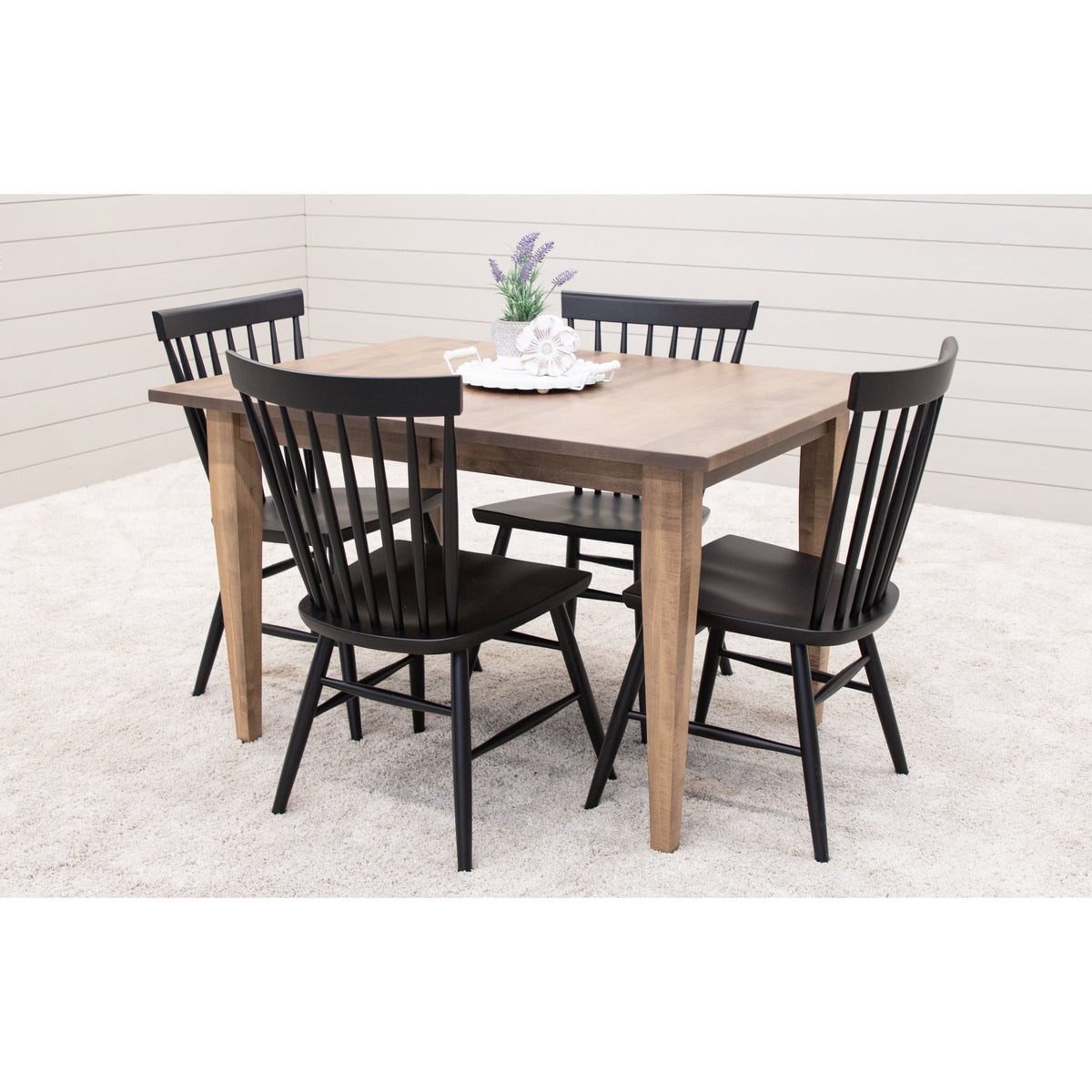 Wendy Black Maple Wood Side Dining Chair | EB