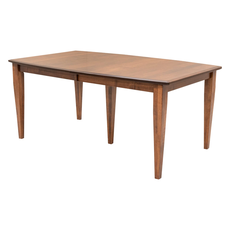 Carson Shaker Amish Maple Wood Extending Dining Table | BOS
